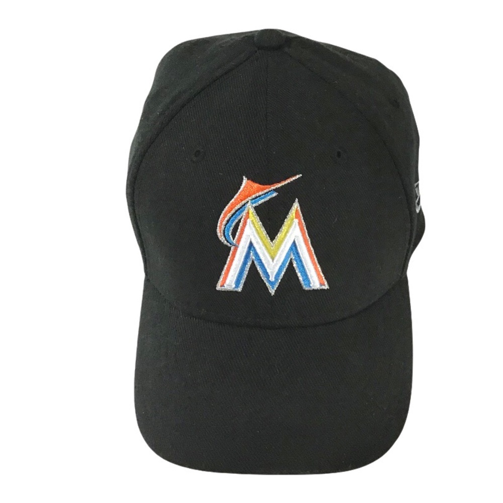 Miami Marlins Baseball Hat Child Youth Size MLB Genuine Merchandise Black Cap